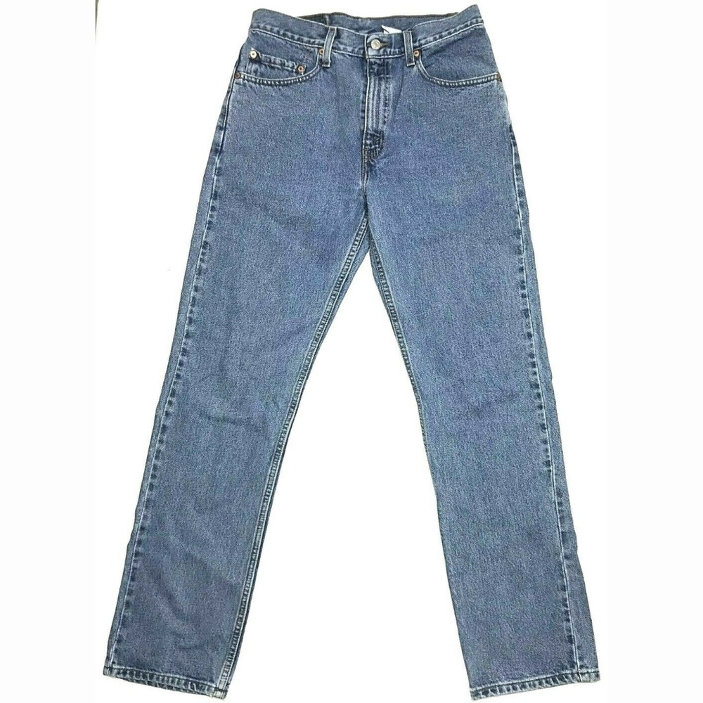 SOLD Levi's 33x32 505 Regular Fit Blue Jean GUC - Picture 1 of 8
